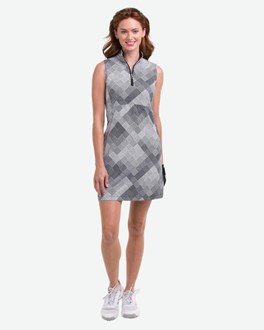 EPNY Dress - SL Gradated Dot Argyle